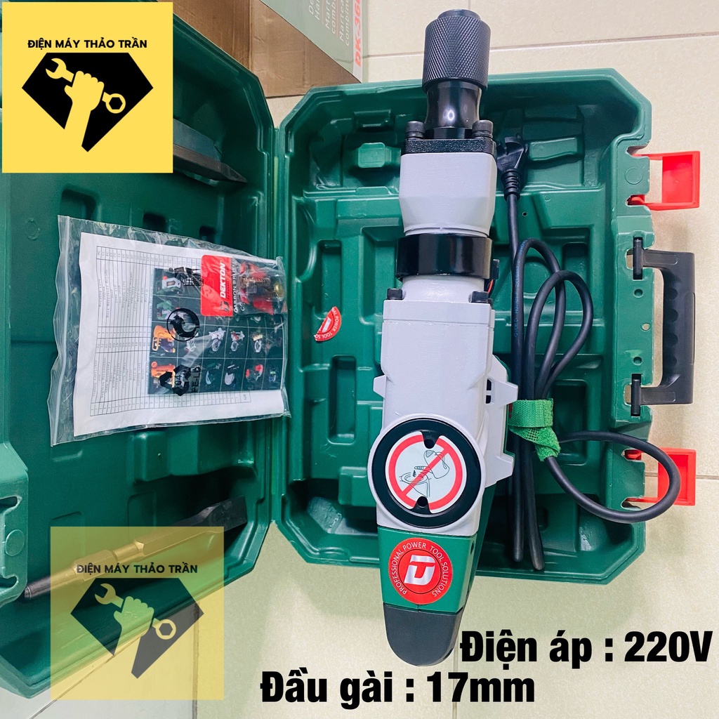 Máy đục bê tông 17mm Dekton DK-3601 Điện 220V : 1400w