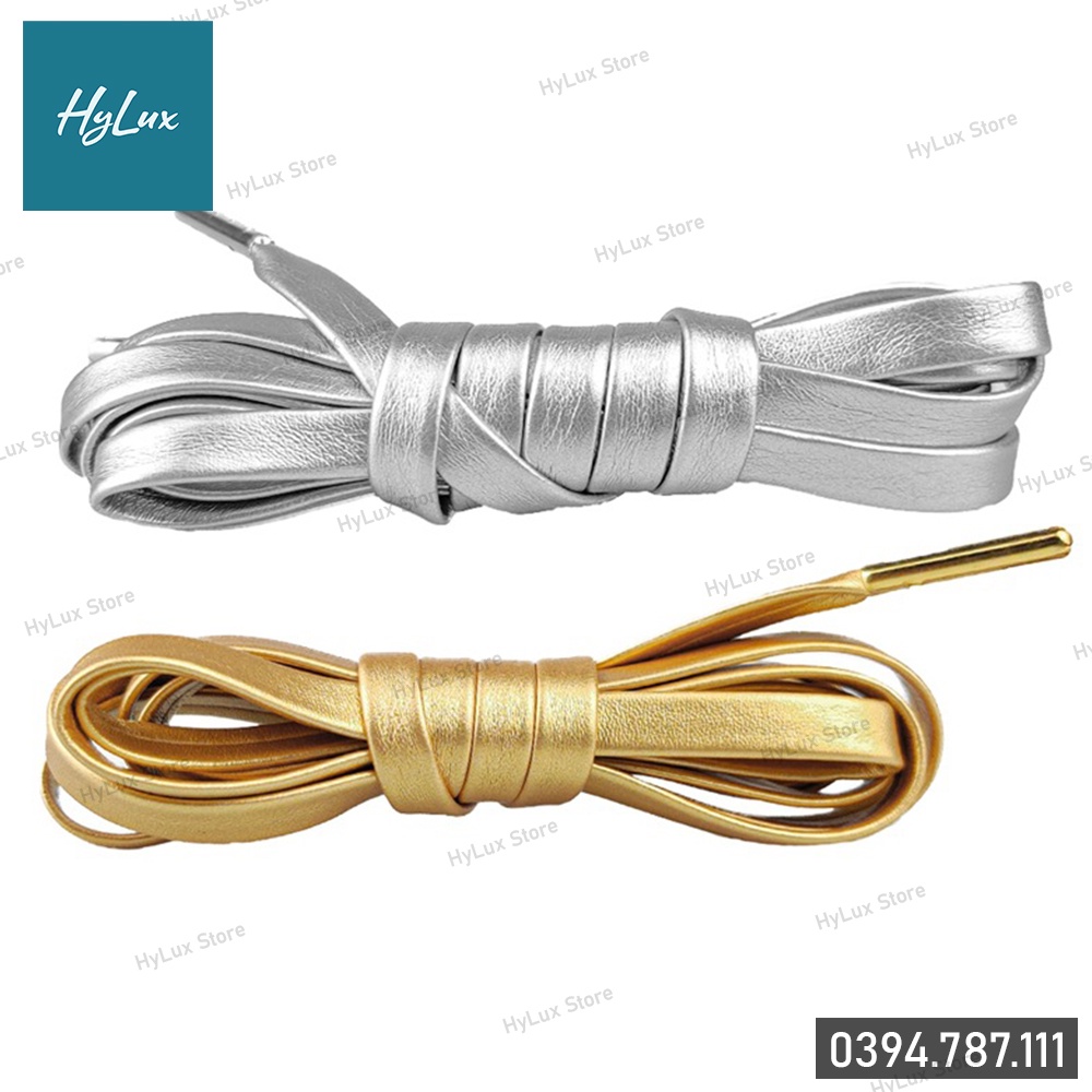 Dây giày Gold, Silver + Lacetag cao cấp [ảnh chụp thật]