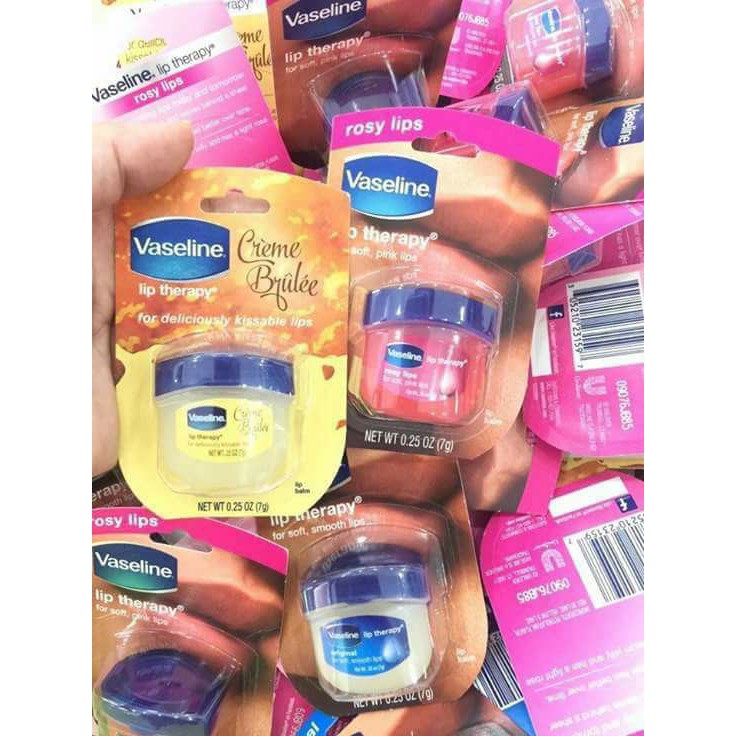 Vaseline Lip Therary Rosy Lips 7g Dưỡng Môi Hồng Và Mềm Mại