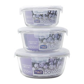 Hộp đựng cơm thủy tinh cao cấp Lock&amp;lock 900ml