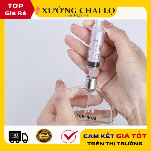 Dụng Cụ Chiết Nước Hoa ❤ GIÁ RẺ NHẤT ❤ Ống xilanh có đầu chiết nước hoa 10ml, phụ kiện du lịch