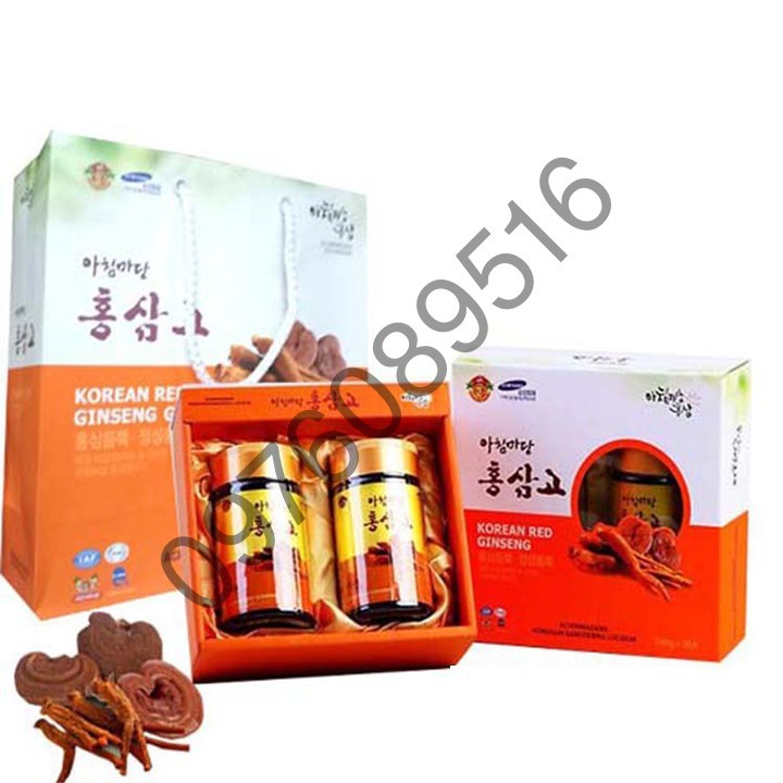 [ Hộp 2 Lọ ] Cao Hồng Sâm Linh Chi Achim Cao Cấp Hàn Quốc