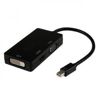 Bộ chuyển đổi 3 trong 1 Mini Displayport sang HDMI DVI VGA Macbook Air iMac Mini Pro