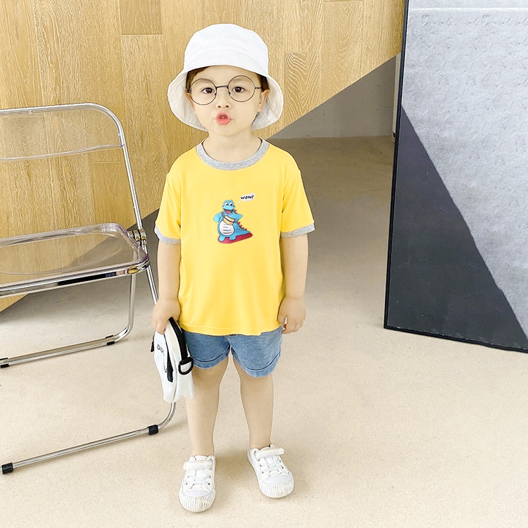 Áo phông cho bé đôi chó cứu hộ 100% cotton chính hãng Buukids