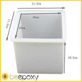 Khuôn Silicon Hình Vuông 10cm