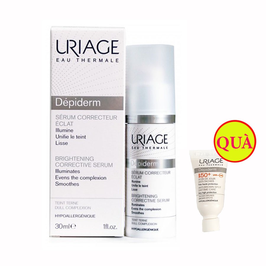 Tinh chất dưỡng sáng da Uriage Depiderm White Sérum Correcteur ÉCLaircissante 30ml
