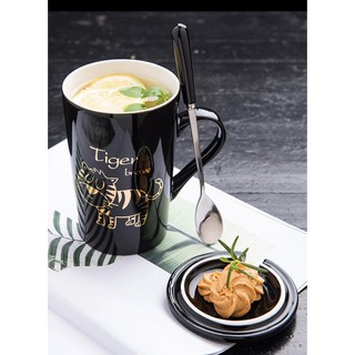 [HÀNG CÓ SẴN] Ly sứ 12 con giáp có nắp đậy siêu cute