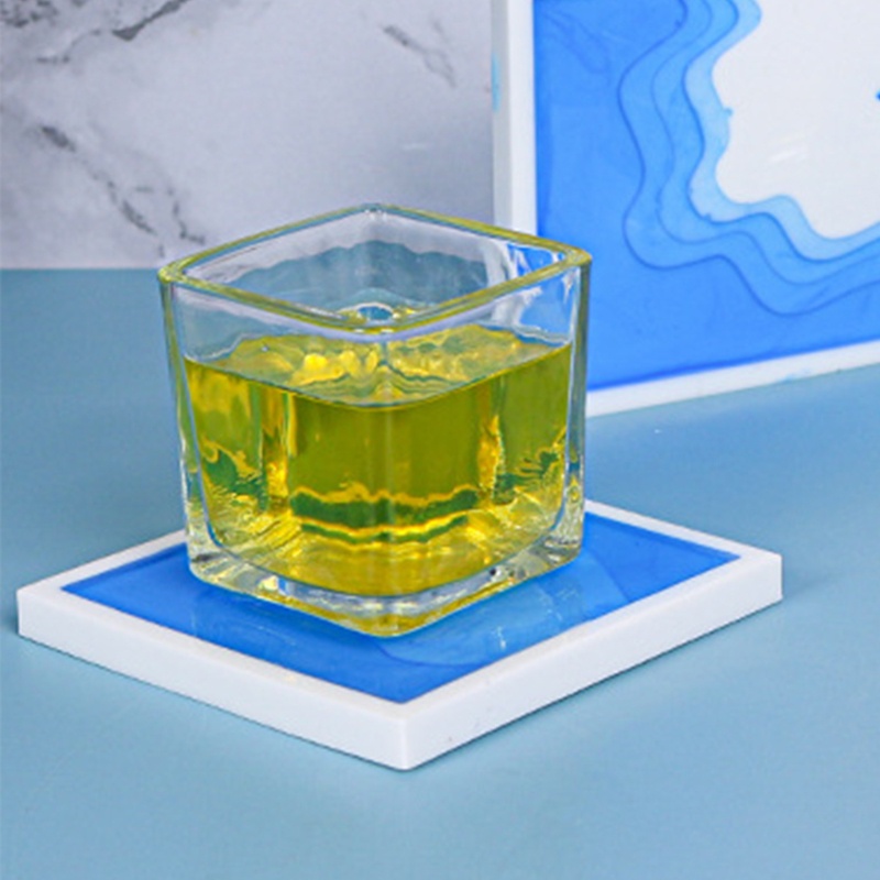 Khuôn silicone làm trang sức hình hòn đảo hình vuông DIY