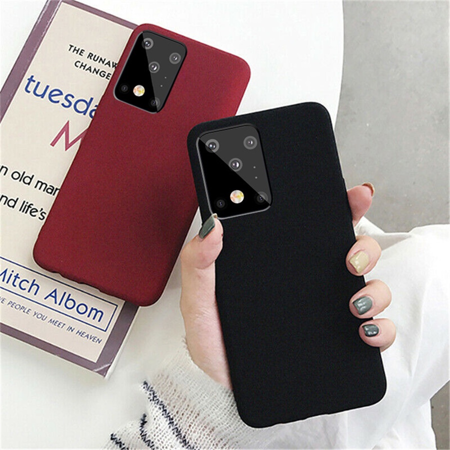 Ốp Điện Thoại Silicone Mềm Mỏng Màu Nhám Cho Samsung Galaxy A42 A13 A12 A71 A51 A31 A02 A03 A03S A30S A50 A50S