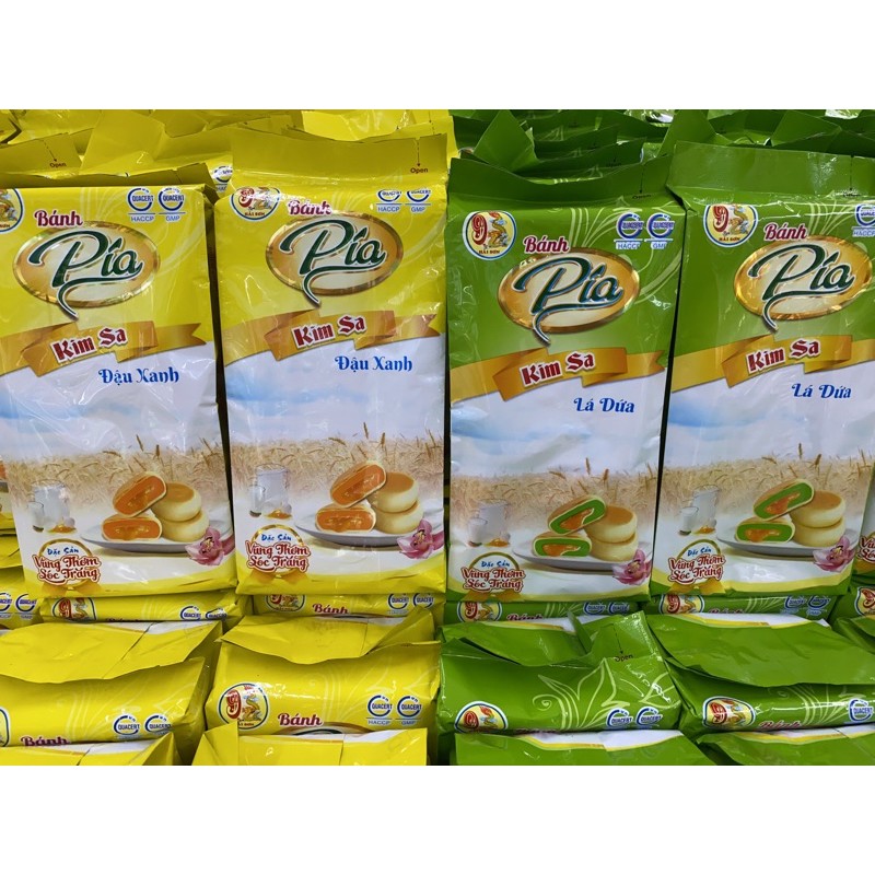 HẢI SƠN BÁNH PÍA KIM SA ĐẬU XANH/LÁ DỨA 240G