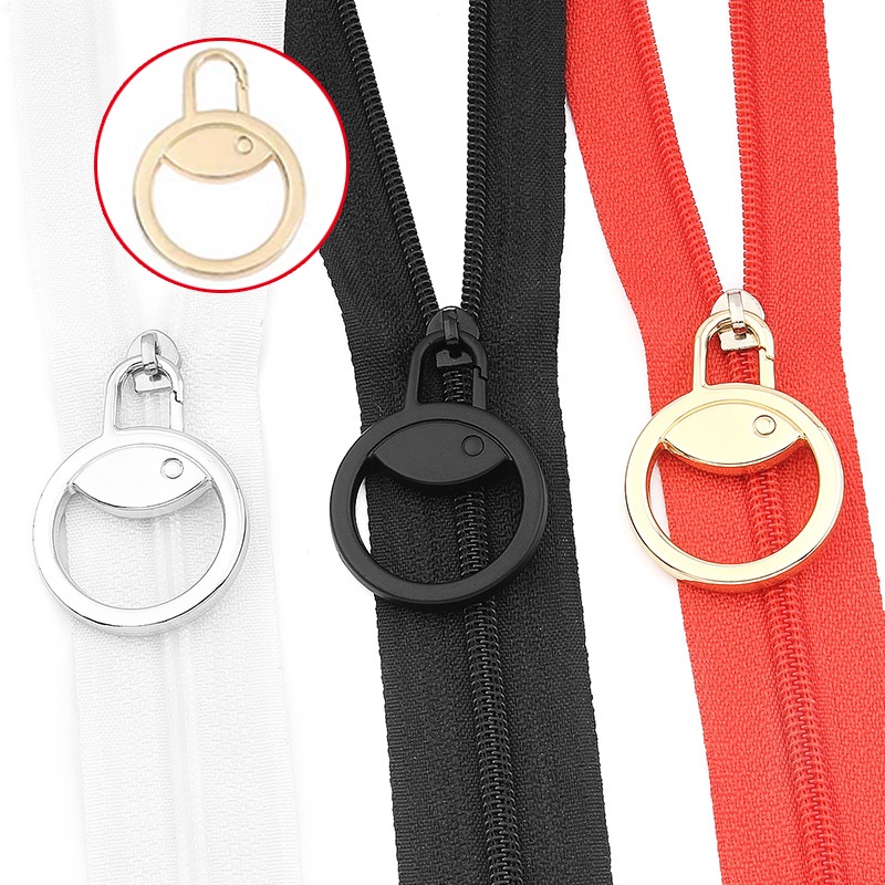 Bộ Dụng Cụ Kéo/Kéo Bằng Hợp Kim Kim Loại Bền Có Dây Kéo Có Thể Tháo Rời Cho Quần Áo/ Quần Áo/ May Thủ Công Thời Trang DIY