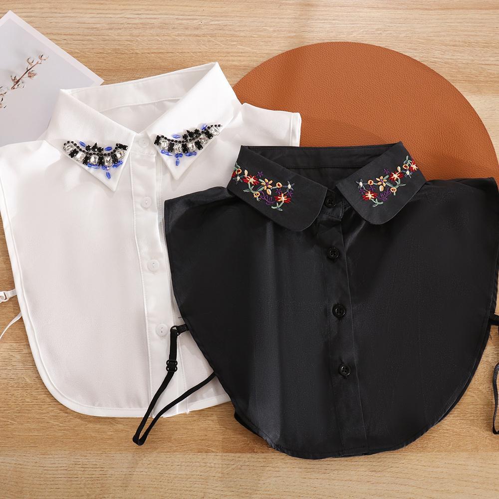 Cổ Áo Rời Phối Ren Rỗng Phong Cách Vintage Mới