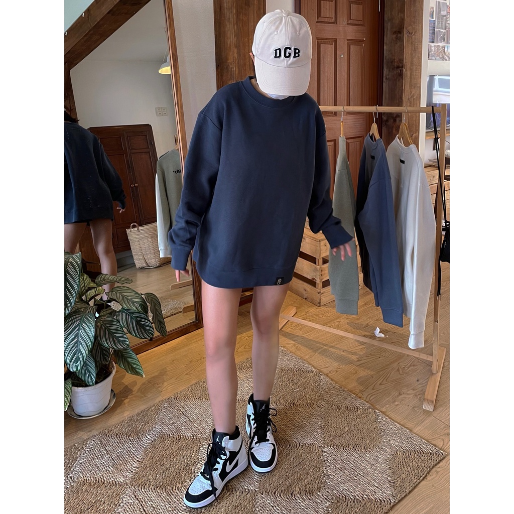 Áo Tay Dài SWEATER 4 MÀU TRƠN Nam Nữ form rộng, unisex, basic - Sweater Local DRAGONBYBOI