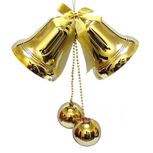 Chuông to 15ly treo cây thông Noel, treo trang trí Noel, hàng đẹp