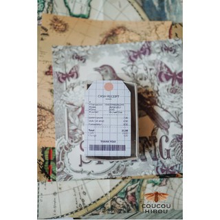 HỘP STICKER LABEL 60 MIẾNG- mẫu SHABBY CHICK
