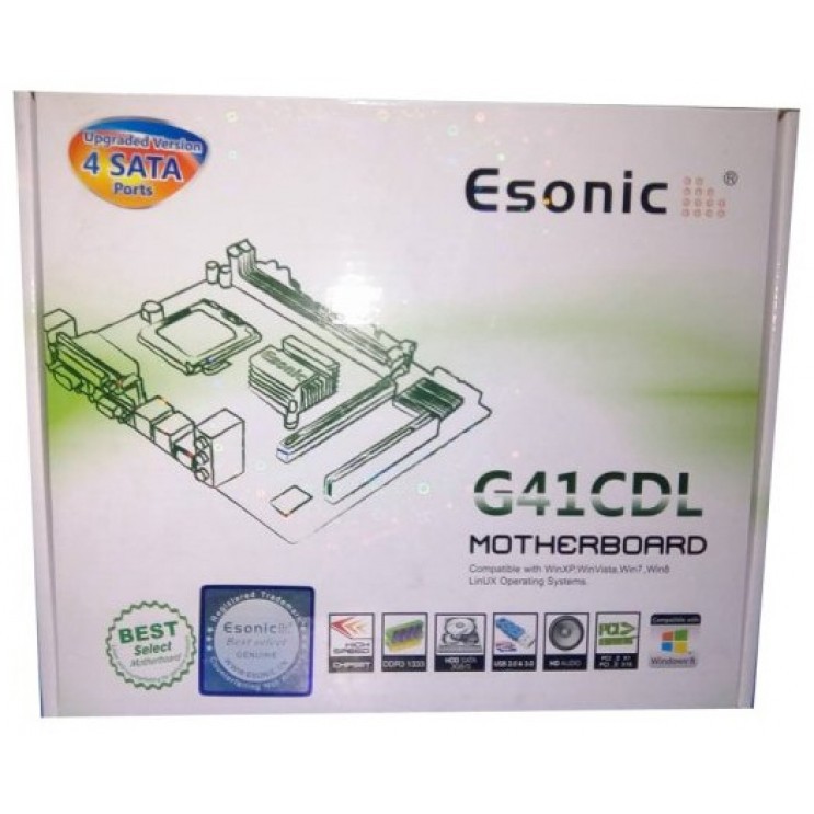 [Mã 1911ELSALE hoàn 7% đơn 300K] [flash sale] Main máy tính G41 Esonic hàng mới, bảo hành 1 năm [giá gốc]