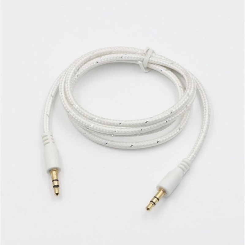 Dây cáp nối âm thanh 1M 3.5mm Male sang Male Aux Auxiliary Cord Stereo Audio Cable Line