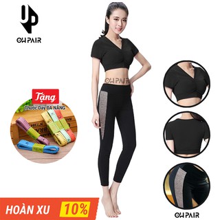 Đồ tập gym nữ, set đồ tập gym yoga nữ vải thun mềm mịn co dãn 4 chiều OPG01 nhungxinhgai