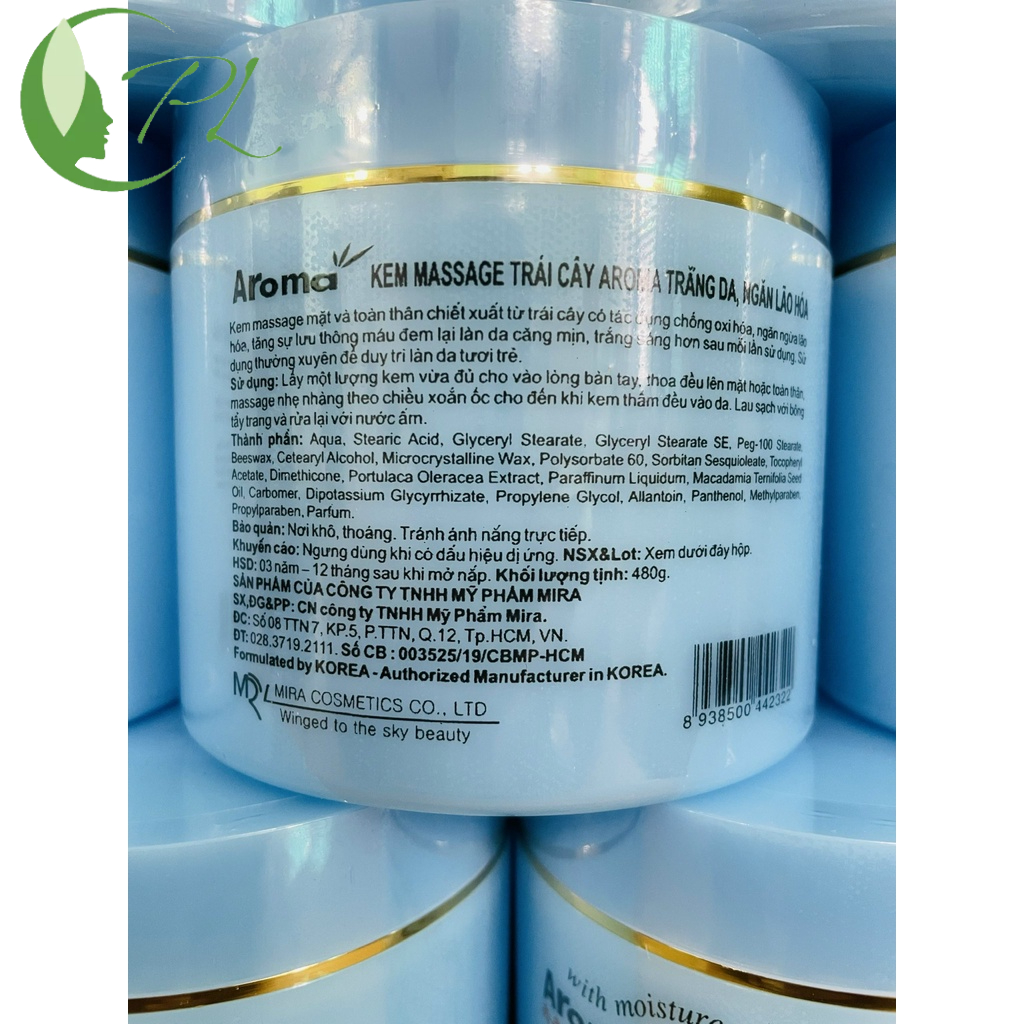 Kem Massage Trái Cây AROMA  made in KOREA