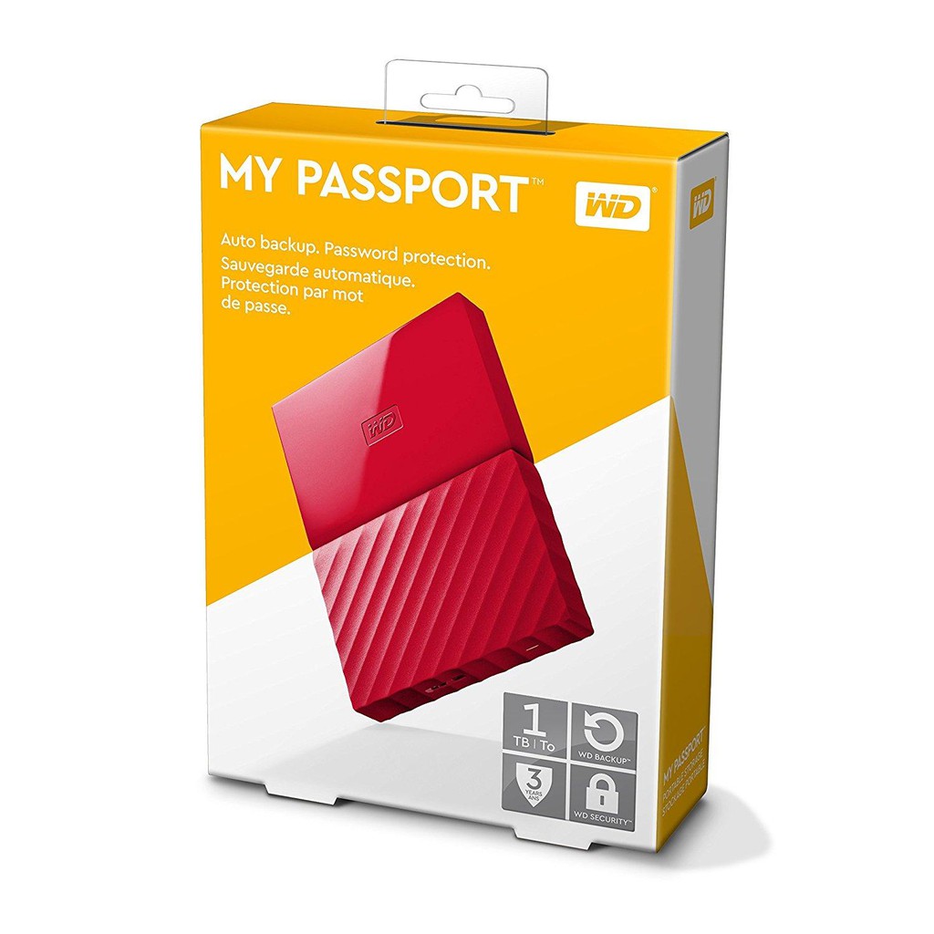 Ổ Cứng Di Động WD My Passport HDD 1TB