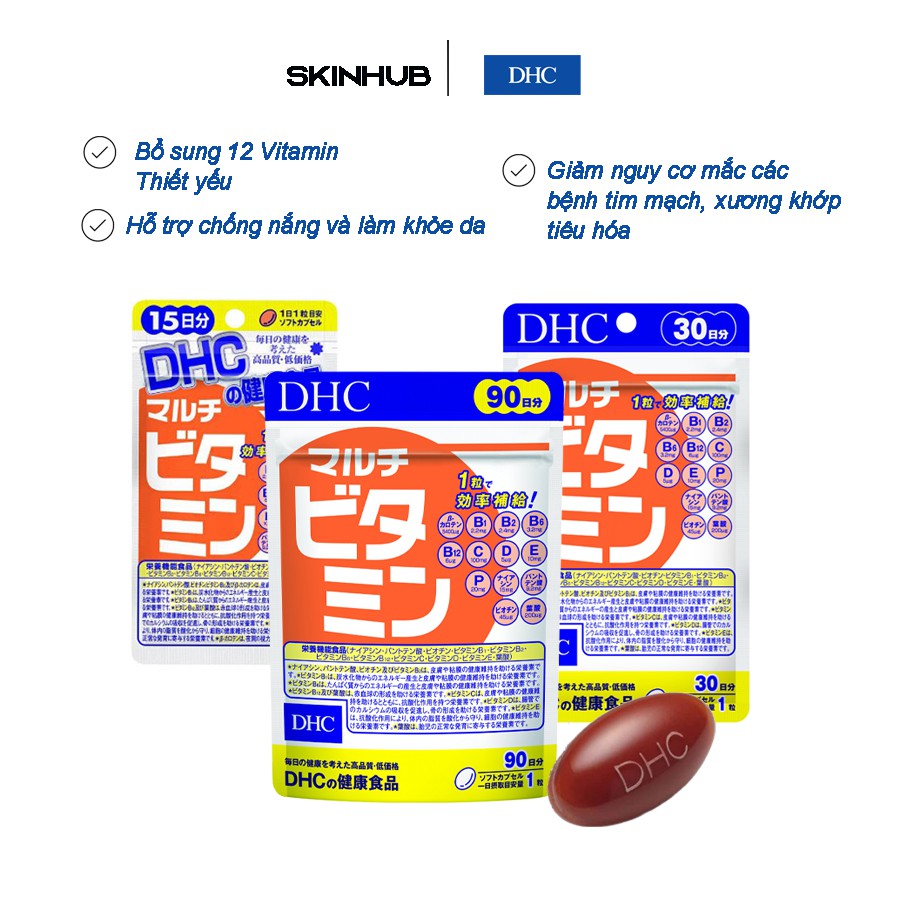Viên uống Vitamin Tổng Hợp DHC Multi Vitamin