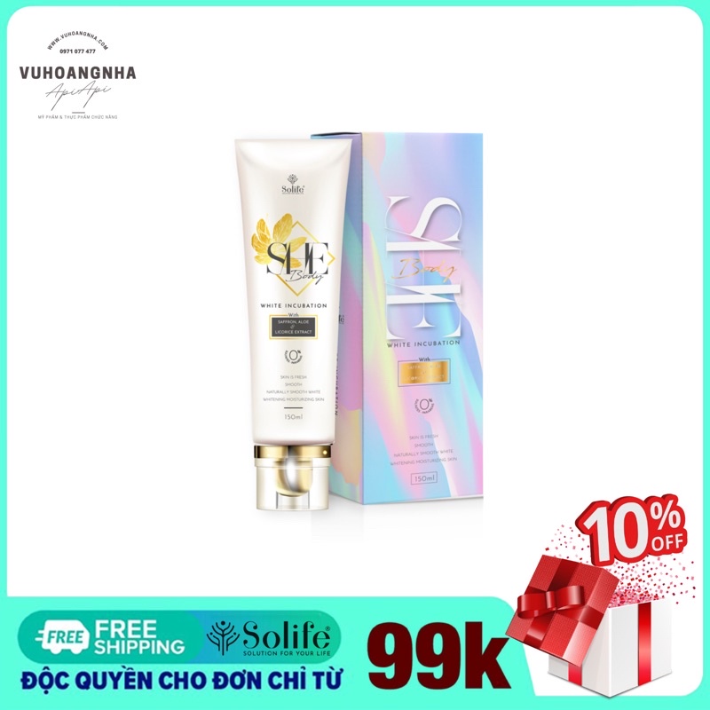 Kem Ủ Trắng Da Toàn Thân Than Hoạt Tính SHE Saffron [HÀNG CHÍNH HÃNG] | BigBuy360 - bigbuy360.vn