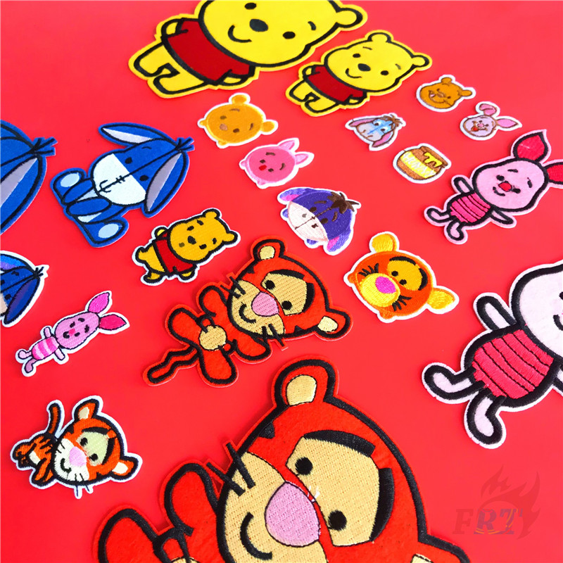 Miếng vá ủi quần áo họa tiết chú gấu Pooh đáng yêu