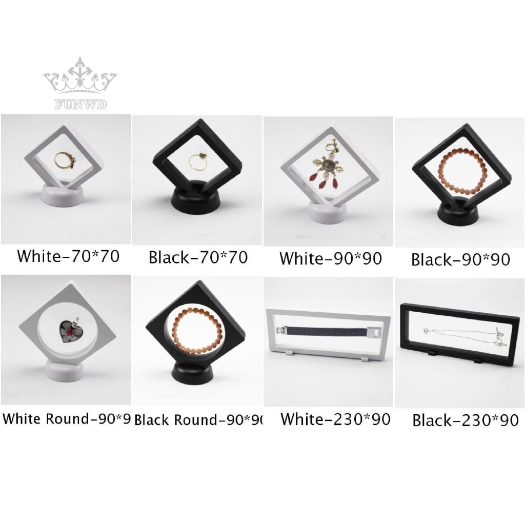 Khung chân đứng trưng bày trang sức thiết kế trong suốt bằng nhựa thiết kế độc đáo