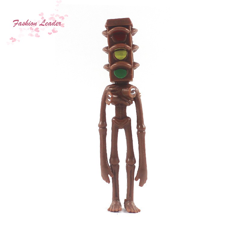 Set 8 mô hình quái vật đầu loa cảnh sát bằng nhựa trang trí bàn làm việc