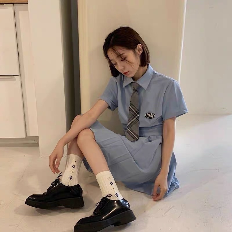 Set 03 tất len thêu ullzang xinh xắn