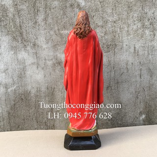 Tượng Chúa Trái Tim (Thánh Tâm Chúa Giê-su) 50cm composite