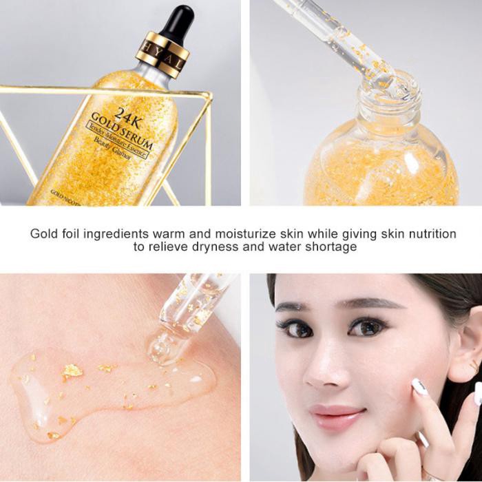 Tinh Chất Vàng 24K Hyaluronic Acid 30Ml Dưỡng Ẩm Làm Săn Chắc Da Chống Nếp Nhăn