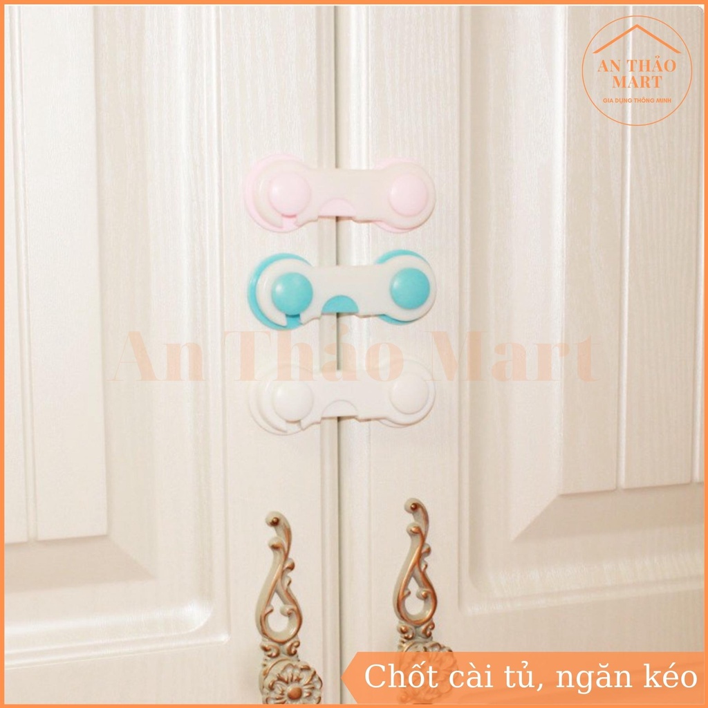 Đai Khóa Gài Tủ Lạnh, Ngăn Kéo, Tủ Đồ An Toàn Cho Bé, Khóa Gài Đa Năng Chống Kẹp Cho Trẻ Em