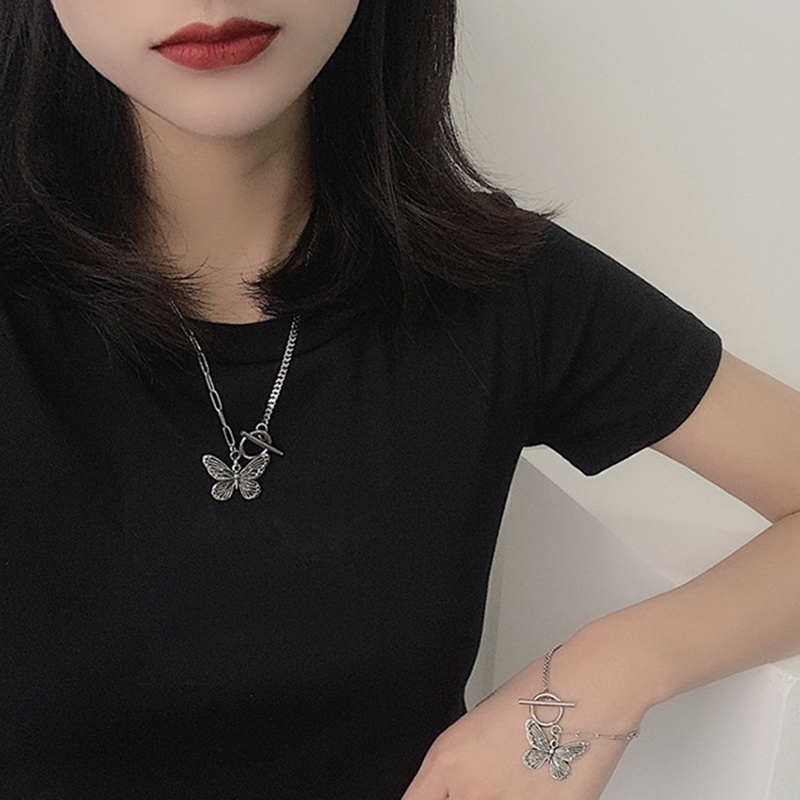 Vòng cổ Hình Bướm Phong Cách Cổ Điển Dành Cho Nữ