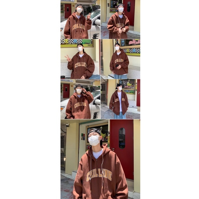 【Four colors】Áo Khoác hoodie thời trang hàn quốc áo hoodie form rộng simple áo hoodie nam nữ