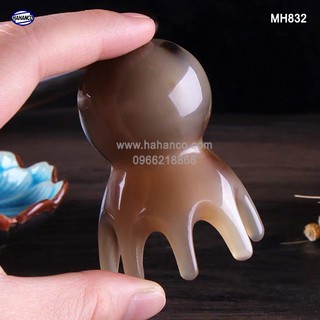 Bạch tuộc Massage đầu, bằng sừng mát xa giúp lưu thông máu ❤️FREESHIP đơn > 50k❤️ [MH832] HAHANCO