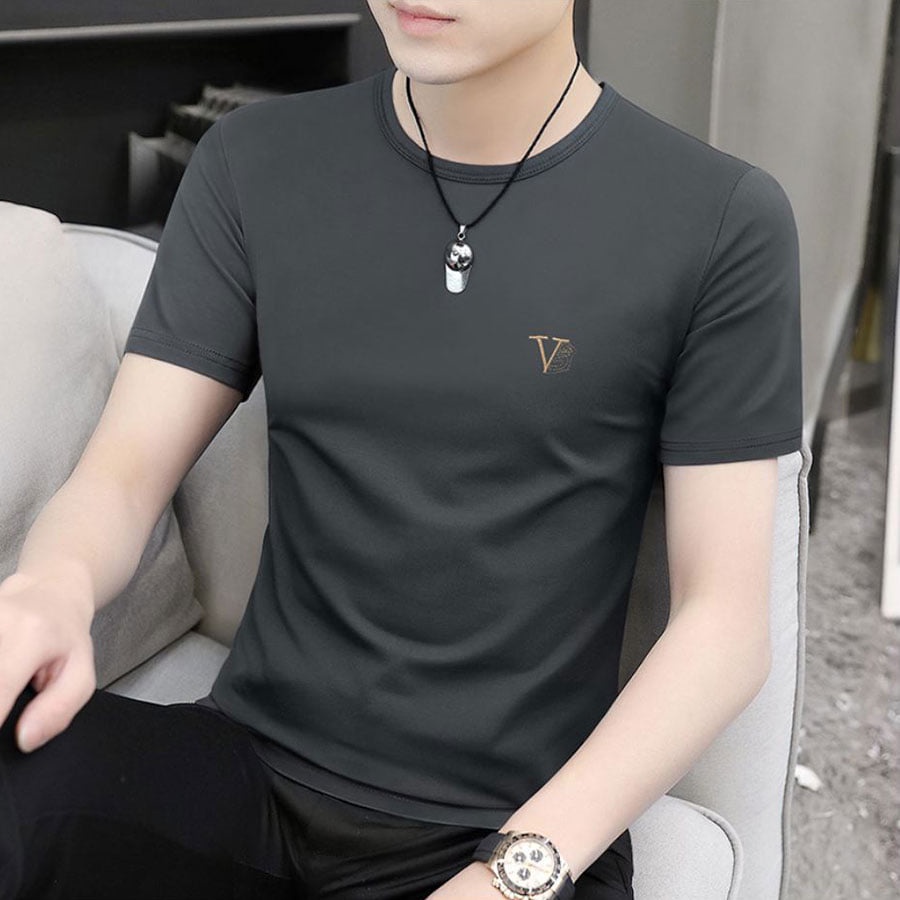 Áo thun thời trang nam cổ tròn mát lạnh CUO10 | BigBuy360 - bigbuy360.vn