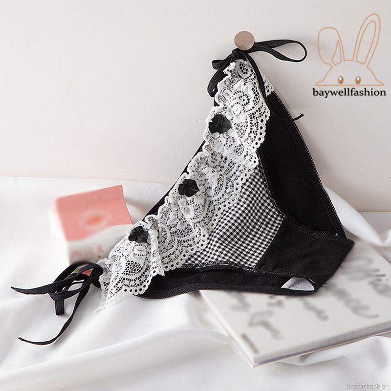 Quần Lót Cotton Lưng Thấp Thắt Dây Cho Nữ | BigBuy360 - bigbuy360.vn