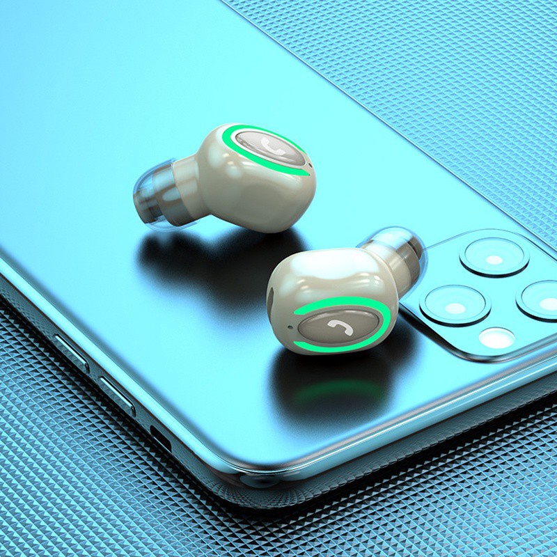 Mini Single Bluetooth Earphones Wireless Earbuds In Ear Handsfree with Mic Stereo Sport Bluetooth Headset for All Smart Phone BEST
