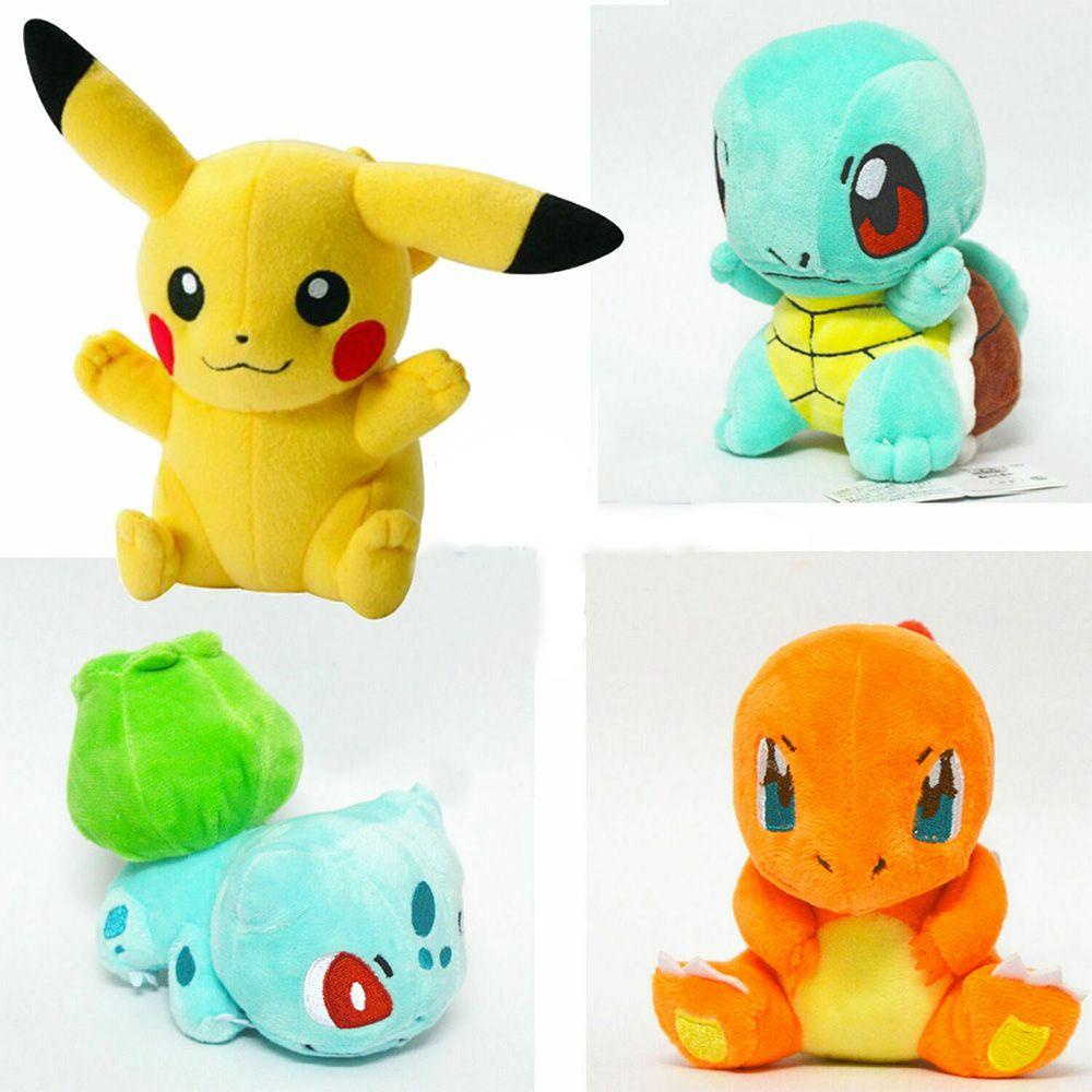 BEBETTERM Thú Nhồi Bông Hình Pikachu Mềm Mại