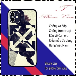 Ốp lưng ốp đt rắn đen huyền bí off whtie Iphone 6 đến 13 và các dòng sam sung SUPPOD00393