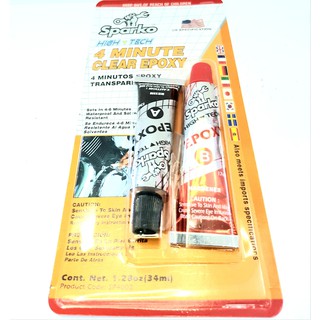 Keo AB Sparko trong 4 Minute Clear Epoxy