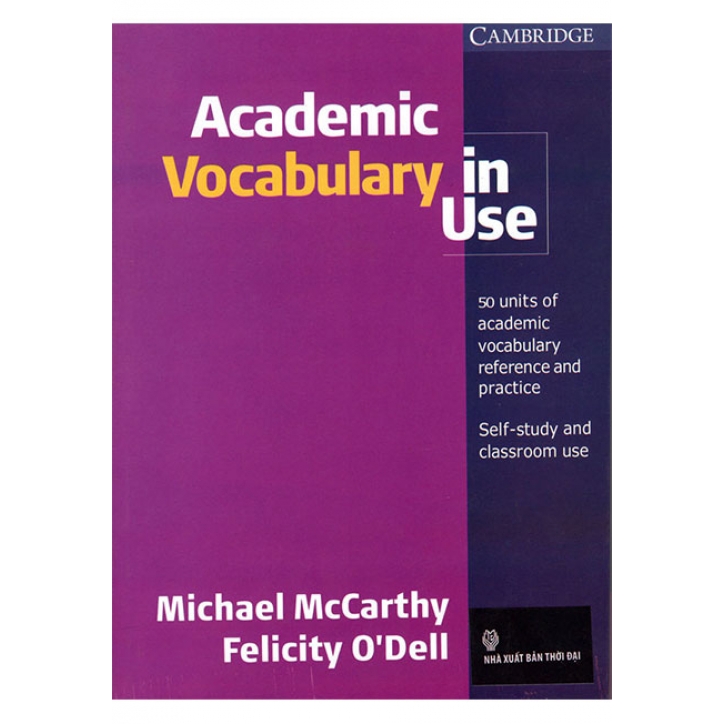 Sách Academic Vocabulary In Use