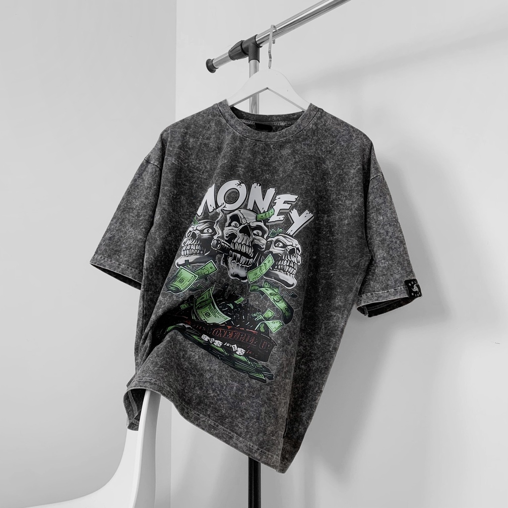 Áo Thun Oversize 3Money, Áo phông chất liệu 100% cotton co giãn 2 chiều, Local Brand ODIN CLUB