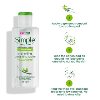 Nước Tẩy Trang Simple 200ml