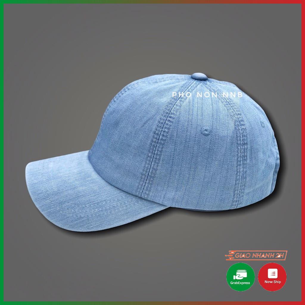 Nón kết Jean trơn nón kết nam,nữ phong cách mạnh mẽ, nón lưỡi trai nam, nữ bao ngầu - nón Jean trơn