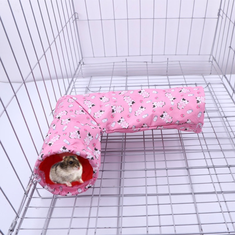 Đường Hầm Chui Gắn Góc Mềm Mại Cho Chuột Hamster Tiện Dụng