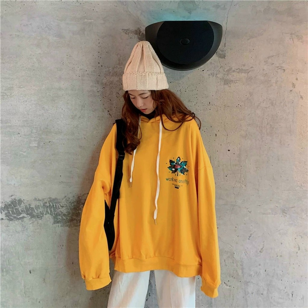 Áo Hoodie Chiếc Lá Kèm Chữ WCRK NC ANXIFTY SUMMERSWEATER.OFFICIAL | BigBuy360 - bigbuy360.vn