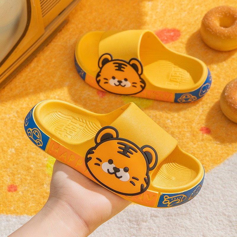 Dép lê bé trai, bé gái đế dày hình khủng long, pony dễ thương, dép đúc siêu mềm nhẹ Tulastore