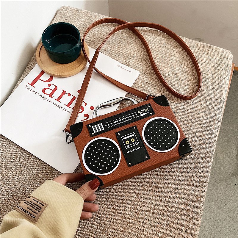 Túi Đeo Chéo Hình Radio Phong Cách Mới Sáng Tạo Ngộ Nghĩnh